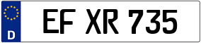 Truck License Plate